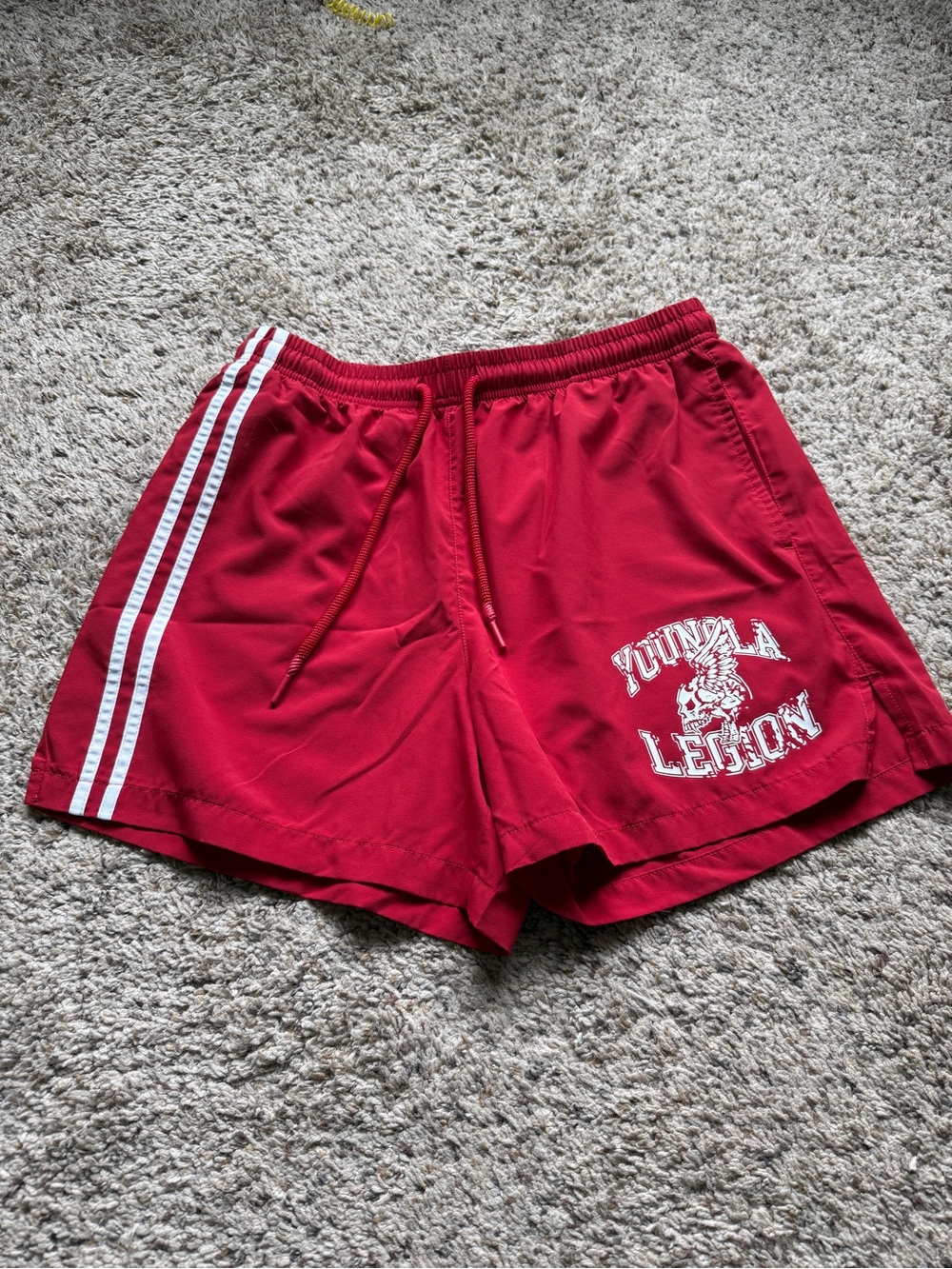 YoungLA Legion Stripe Gym Shorts Mens Large NWOT